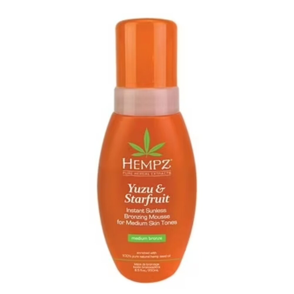 Hempz Yuzu & Starfruit Instant Sunless Bronzing Mousse for Medium Skin 8.5 oz - Picture 2 of 5